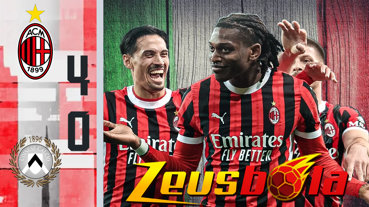 Empat Gol, Empat Bintang Rossoneri AC Milan Gulung Udinese di Stadio Friuli