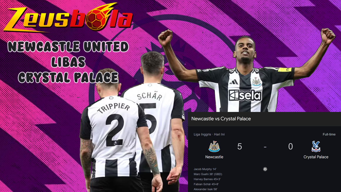 Newcastle United Libas Crystal Palace