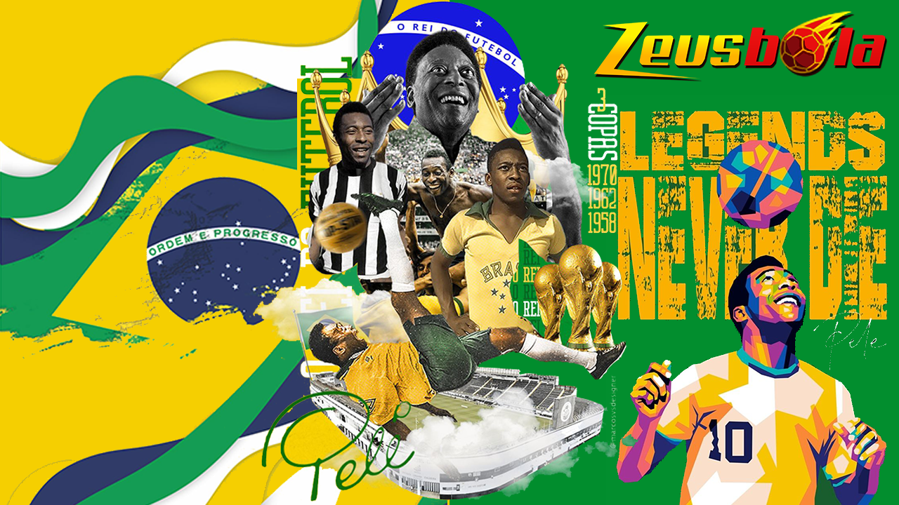 Pele Raja Sepak Bola dengan Tiga Mahkota Piala Dunia