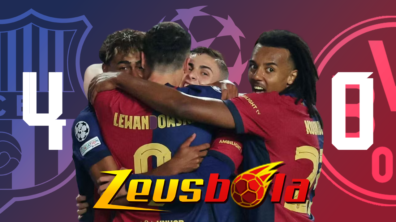 Robert Lewandowski Menggila di Estadi Olímpic Barcelona Hancurkan Dortmund 4-0