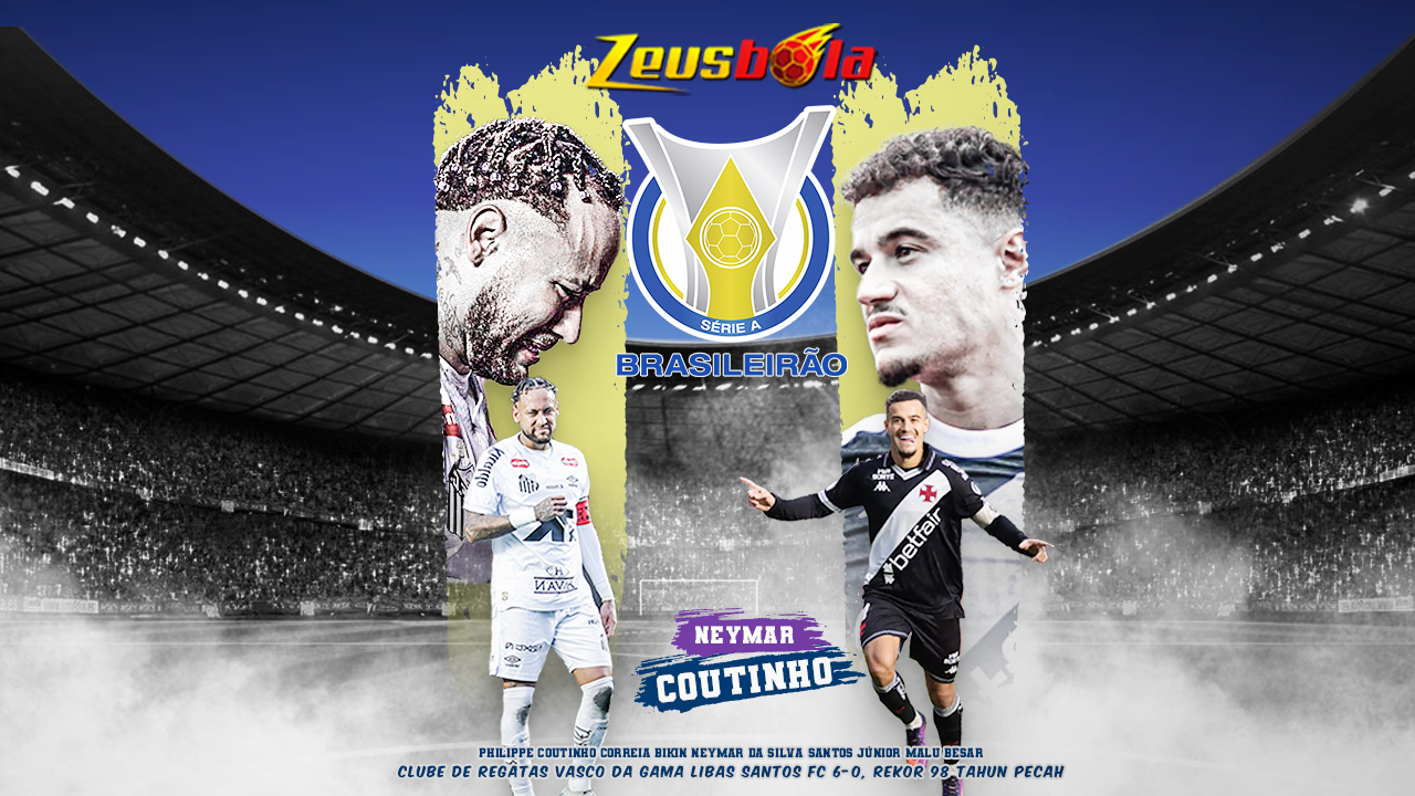 Coutinho Bikin Neymar Malu Besar! Vasco da Gama Libas Santos 6-0, Rekor 98 Tahun Pecah