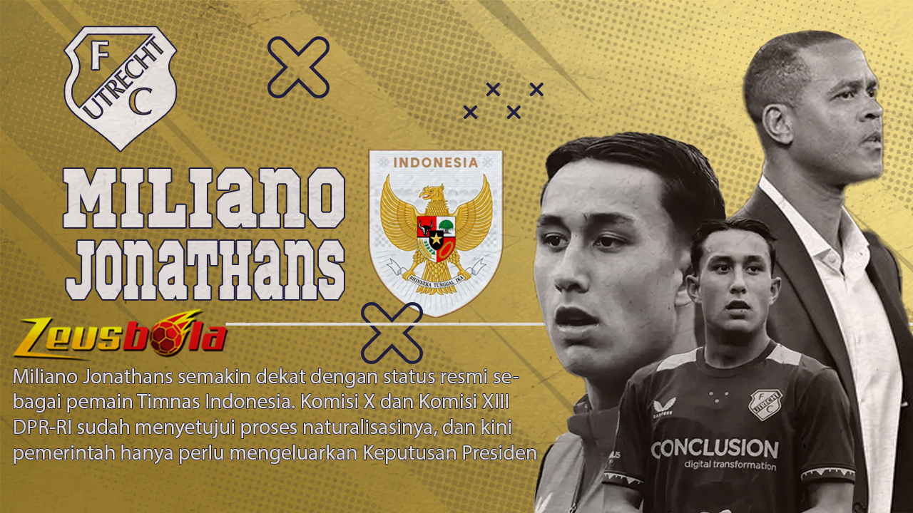 Miliano Jonathans Hati Saya Memilih Indonesia Penyerang FC Utrecht yang Siap Jadi Senjata Baru Garuda di Kualifikasi Piala Dunia 2026