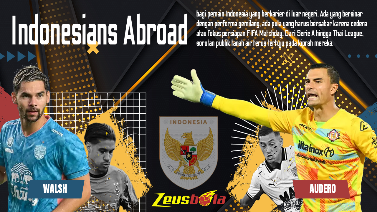 Indonesians Abroad Gol Emas Sandy Walsh Guncang Thailand, Kontras Nasib Garuda di Eropa