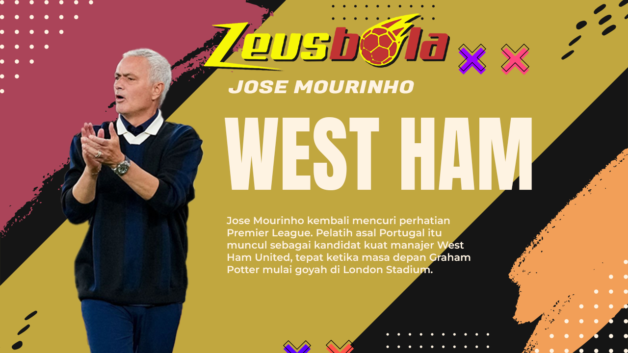 Jose Mourinho Bidik Kursi West Ham, Graham Potter di Ambang Pemecatan