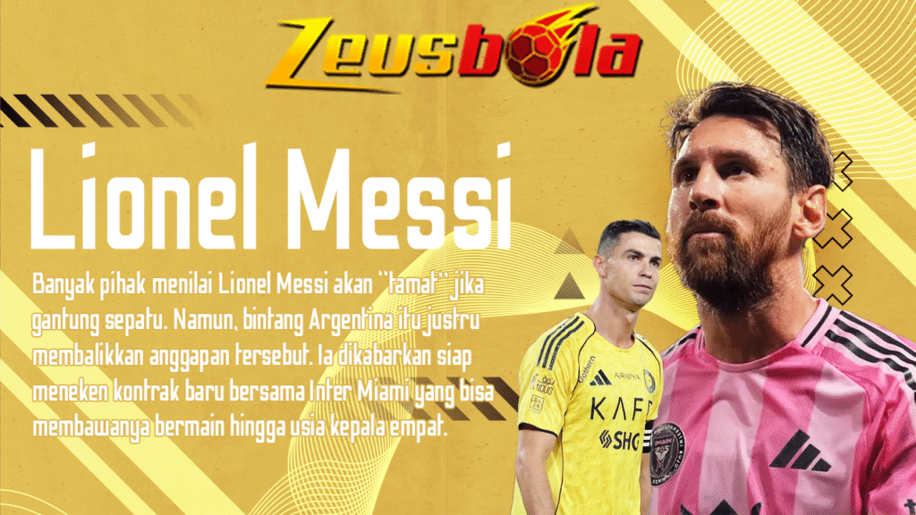 Messi Belum Tamat! Ikuti Jejak Ronaldo, Siap Tampil Sampai Usia 40 Tahun