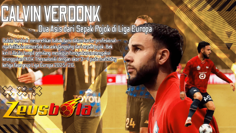 Calvin Verdonk Ciptakan Kejutan Dua Asis Langsung dari Sepak Pojok di Liga Europa