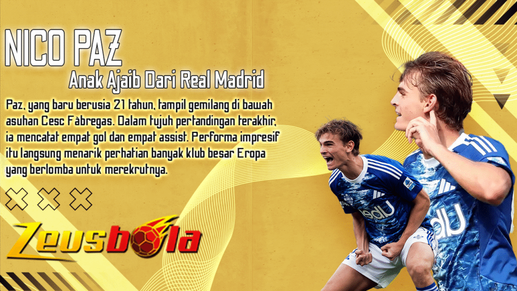 Inter Milan Siap Culik Nico Paz Anak Ajaib Real Madrid Jadi Target Panas Bursa Transfer