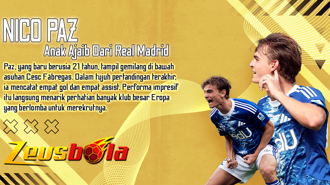 Inter Milan Siap Culik Nico Paz Anak Ajaib Real Madrid Jadi Target Panas Bursa Transfer