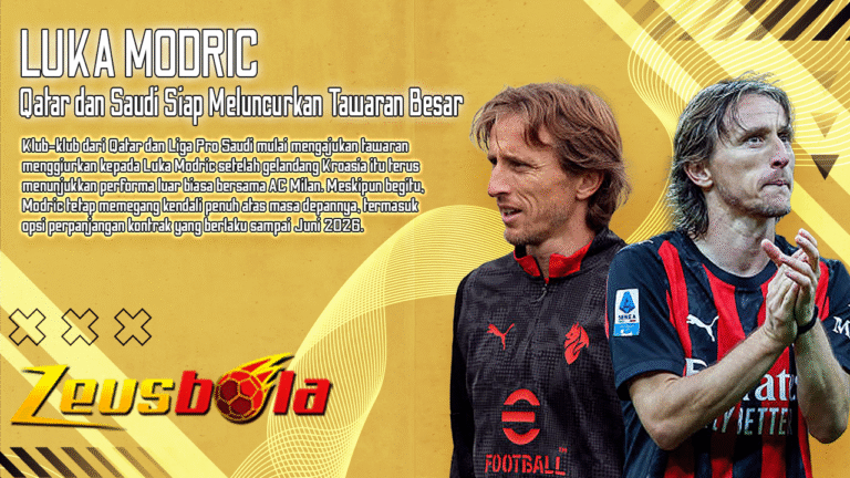 Luka Modric Mode ON AC Milan Melesat, Qatar dan Saudi Siap Meluncurkan Tawaran Besar