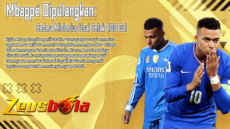 Mbappé Mendadak Dipulangkan Cedera Misterius Usai Cetak 400 Gol Bikin Madrid Waspada