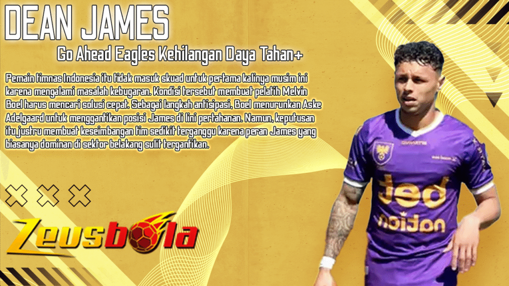 Tanpa Dean James, Go Ahead Eagles Kehilangan Daya Tahan NAC Breda Rebut Kemenangan Tipis