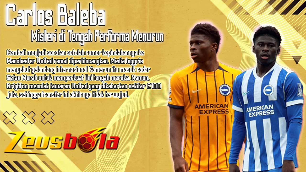 Carlos Baleba di Persimpangan Manchester United Masih Menjadi Misteri di Tengah Performa Menurun