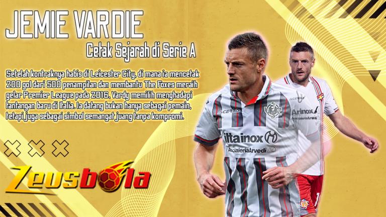 Jamie Vardy Cetak Sejarah di Serie A Pemain Inggris Pertama Raih Penghargaan Bulanan